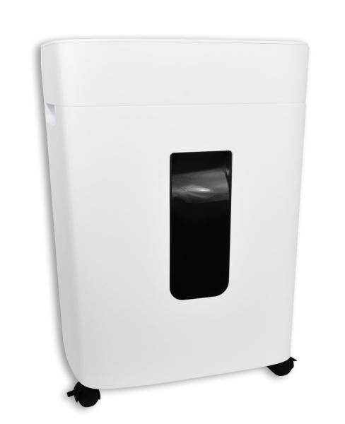 Skartovačka DESQ, 2 x 12 mm, 20l, krížový rez, biela 