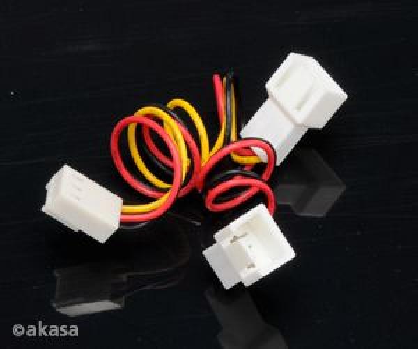 AKASA - rozbočovač ventilátora - 3-pin