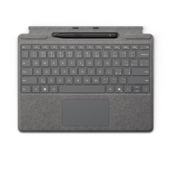 Microsoft Surface Pro Keyboard + Slim Pen 2 Bundle (Platinum), Commercial, cz&sk 