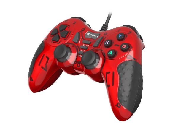 Drôtový gamepad Genesis Mangan 200, pre PC, vibrácie