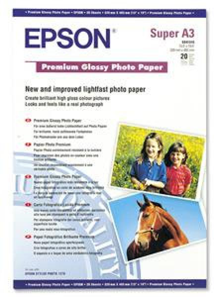 Prem.Glossy Photo Paper, DIN A3+, 255g/ m2, 20listu