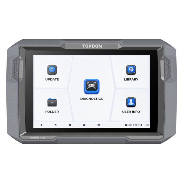TOPDON diagnostické zariadenie UltraDiag Moto/ RAM 2GB/ 10000mAh/ Android/ 12V DC/ 4jadrový procesor 