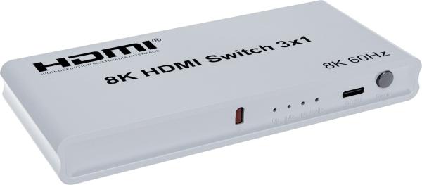 PremiumCord HDMI switch 3:1 s diaľkovým ovládačom 