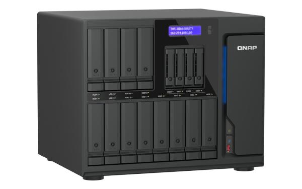 QNAP TVS-AIh1688ATX-U7-32G (Ultra 7, ZFS, 32GB DDR5 ECC RAM, 12x 3, 5" + 4x 2, 5", 2x 2, 5GbE, 2x 10GbE) 