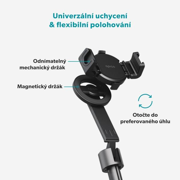 Epico Tripod Mag+ Selfie Stick - black 