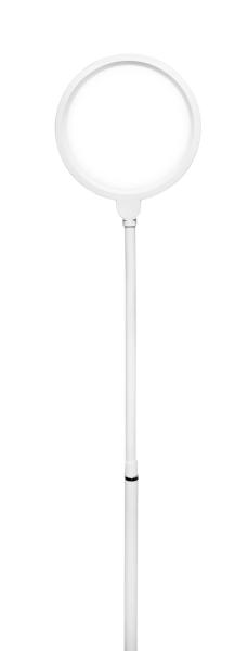 Platinet PFL1084W podlahová LED lampa 10W stmievateľná 2v1, biela 