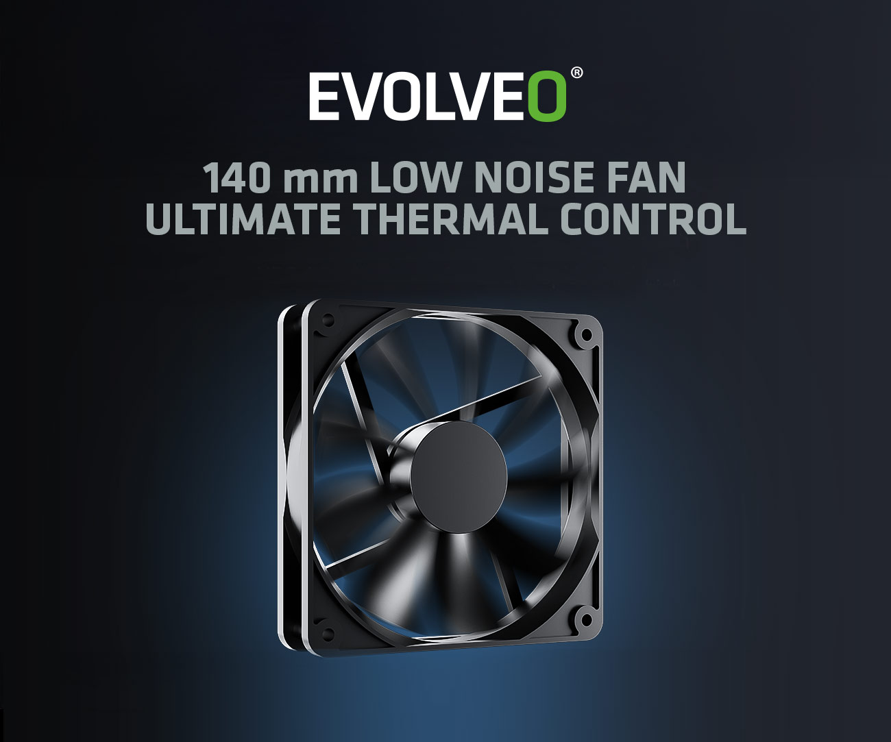 EVOLVEO G850, 850W, ATX 3.1, 14cm, aPFC, 80+GOLD, 3YRW 