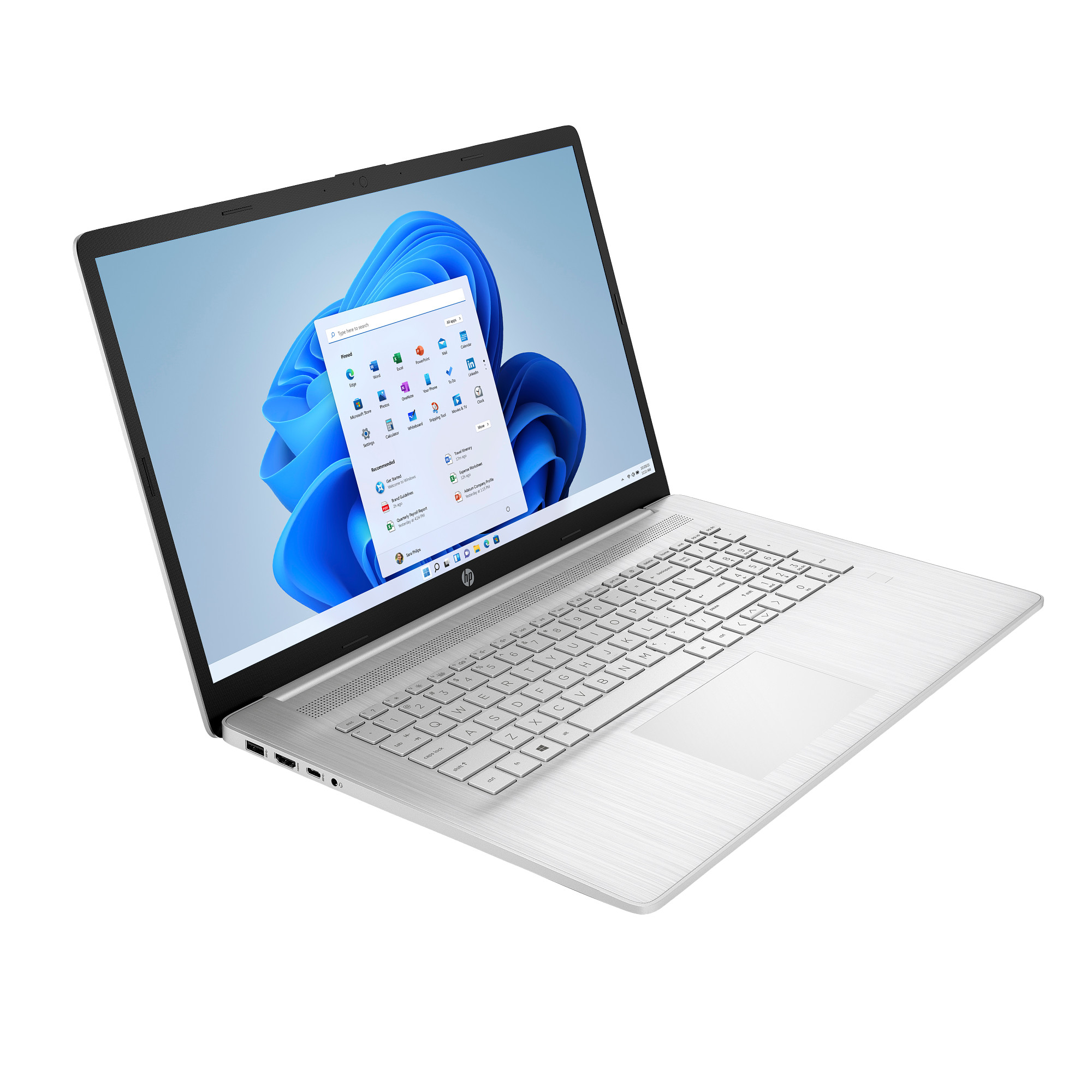 NTB HP 17-cp2013nc, R5-7520U, 16GB, 1TB, Radeon, 17.3" FHD IPS 300n, W11H6, Silver 