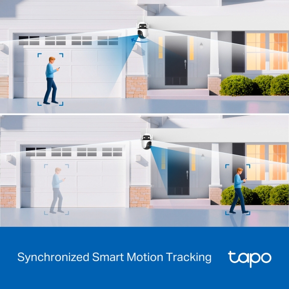 Tapo C545D Outdoor Dual Lens Pán/ Tilt Security Cam 