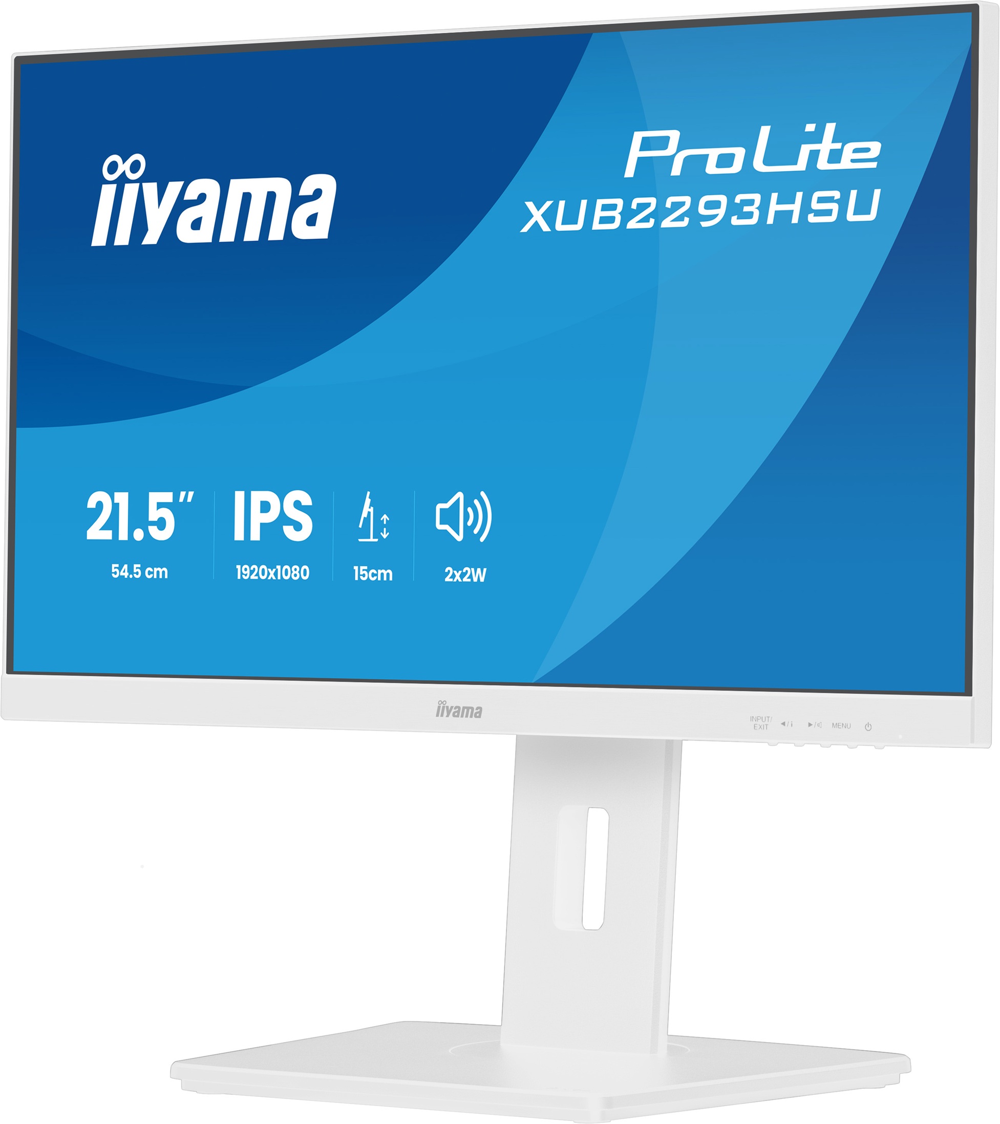 iiyama ProLite/ XUB2293HSU-W7/ 21, 5"/ IPS/ FHD/ 100Hz/ 1ms/ Biela/ 3R 