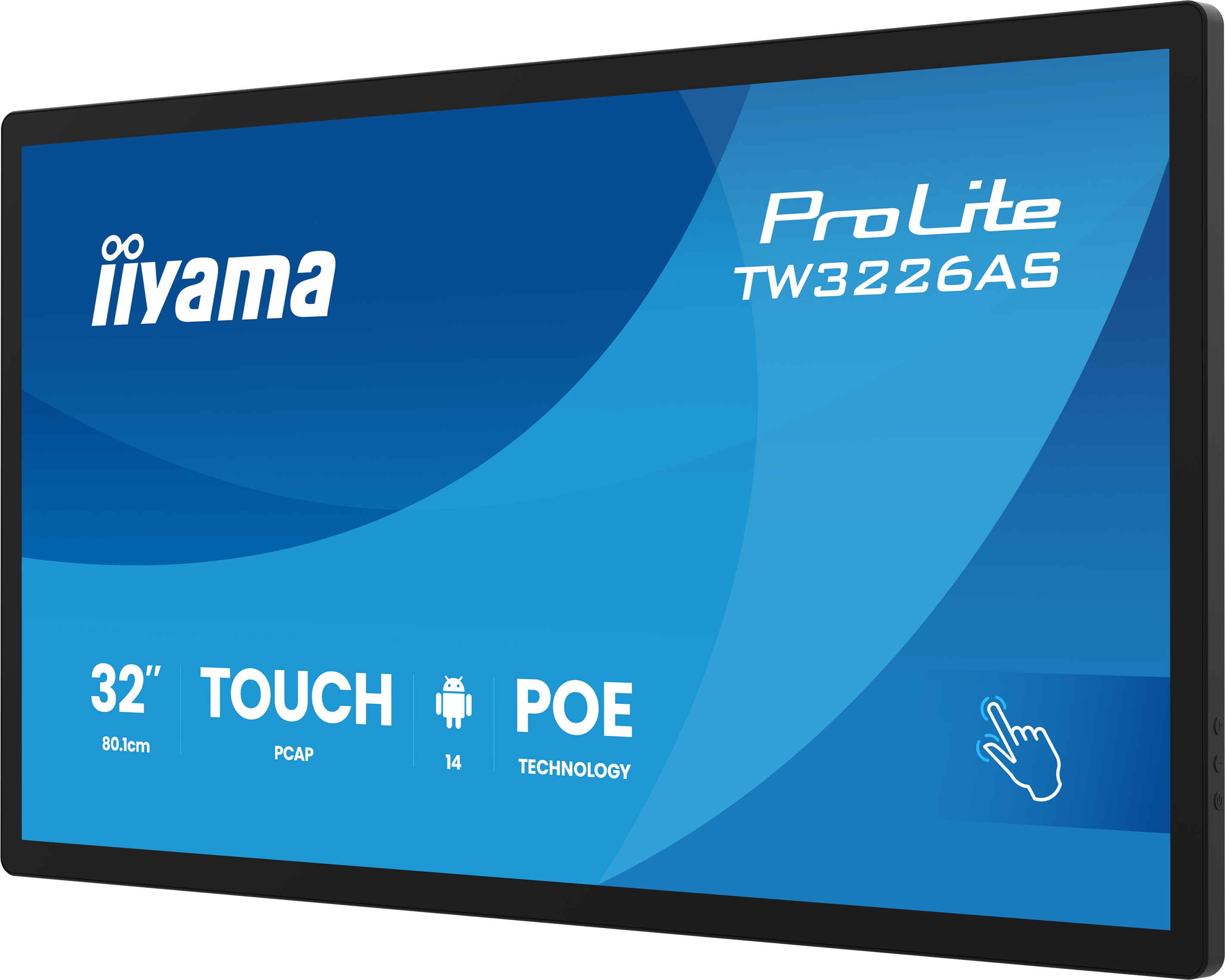 32" iiyama TW3226AS-B3P: VA, FHD, Android, POE 