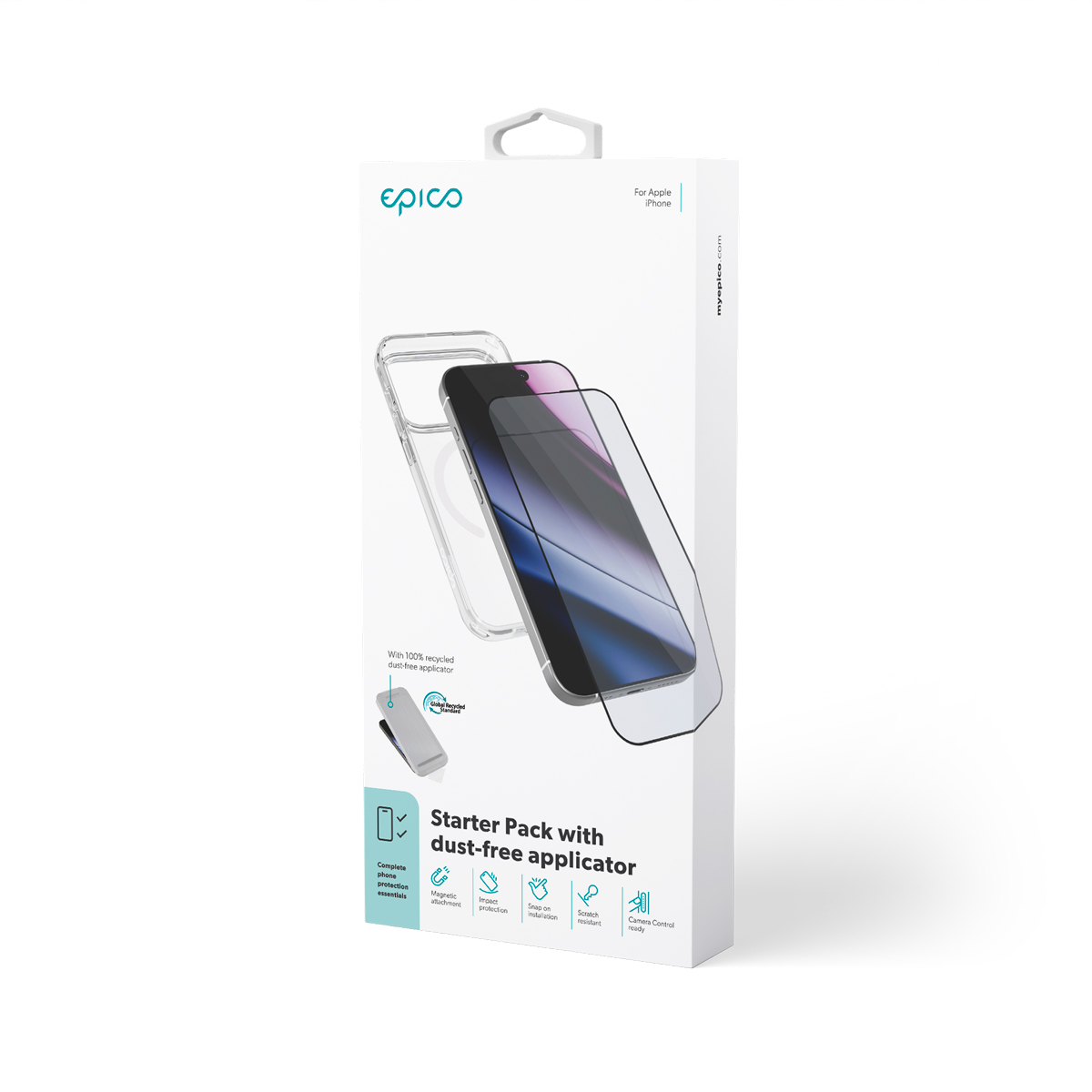 Epico StarterPack iPhone 17 Pro Max - sklo + kryt 