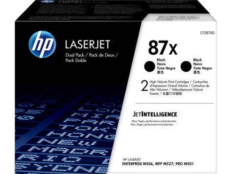 HP 87X čierny toner veľký - 2 pack, CF287XD