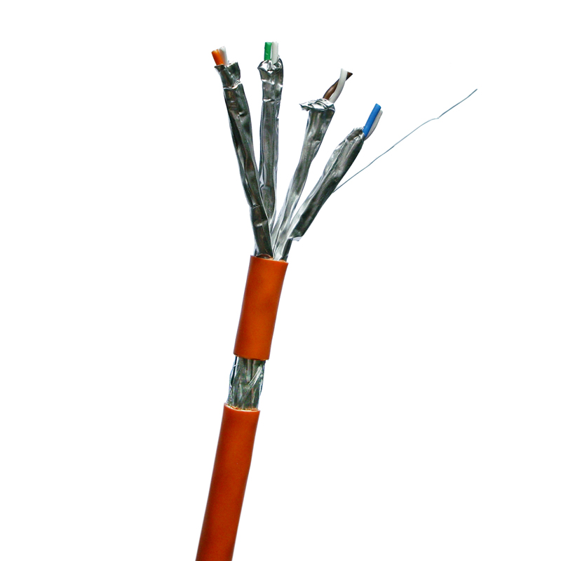 DATACOM S/ FTP drôt CAT7 LSOH 500m cievka oranžový