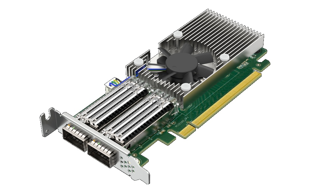 QNAP QXG-100G2SF-BCM Dual port na 100GbE Network adaptér; 2 x QSFP28 