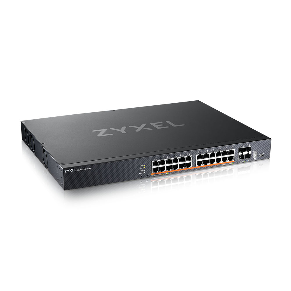 Zyxel XMG2230-28HP, L3, 24x 2.5G AC: 700W PoE, DC: 1440W PoE, 4x SFP+ Uplink, 1Y NebulaFlex Pro 