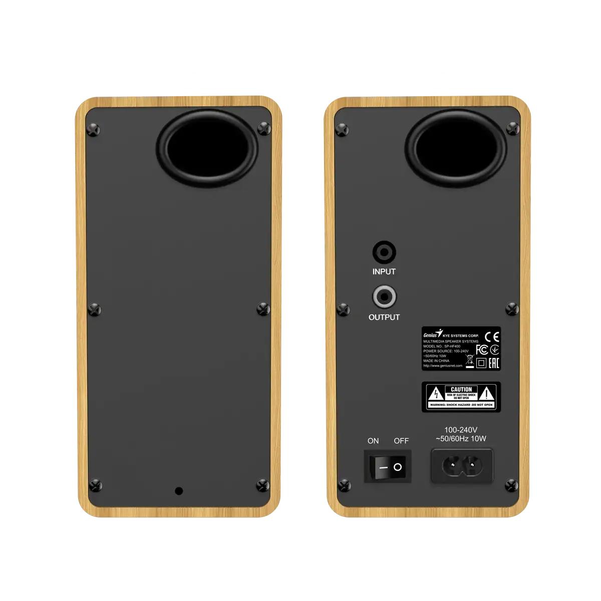 GENIUS SP-HF400 reproduktory, svetlé drevo 