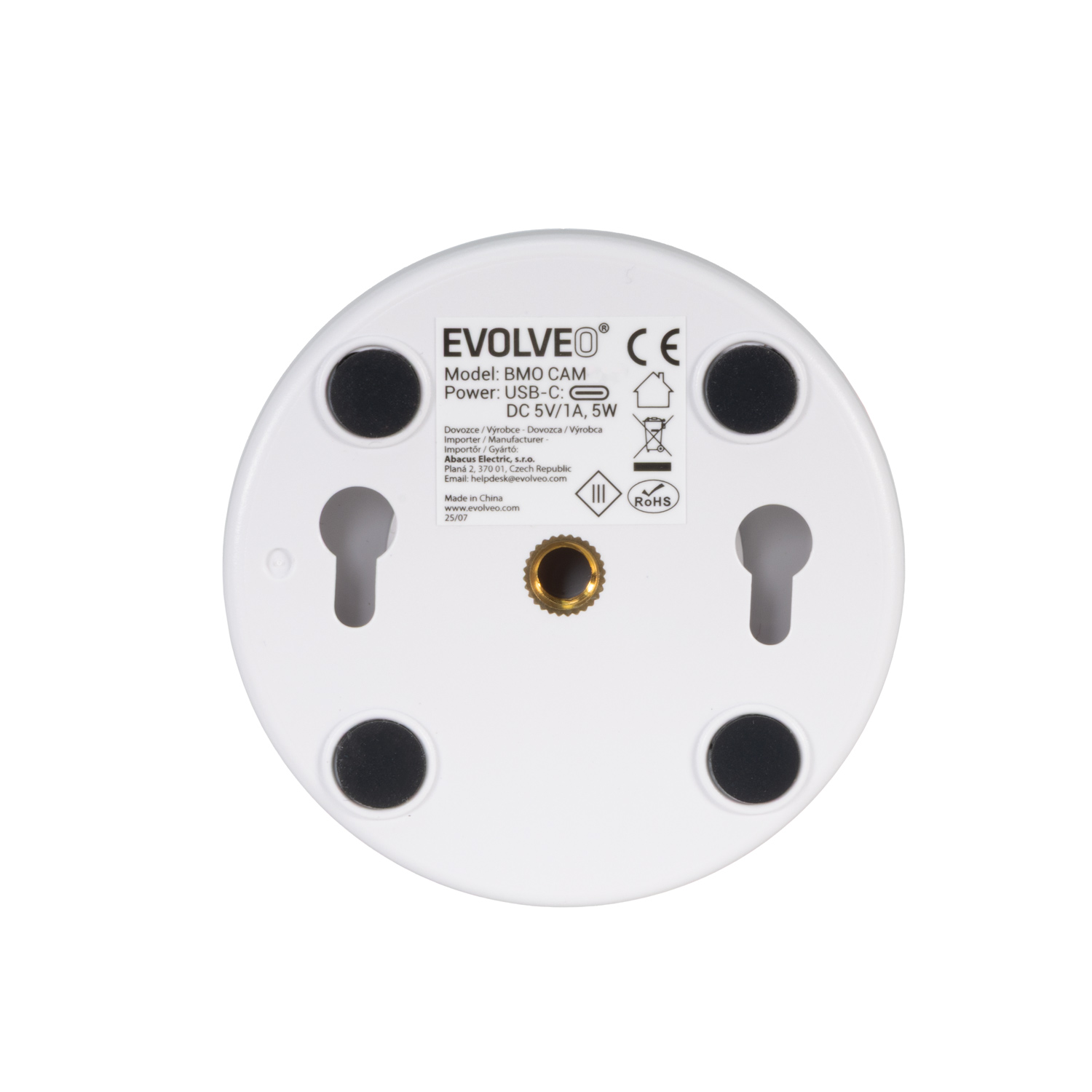 EVOLVEO Baby Monitor N35, detská pestúnka s kamerou, VOX, teplomer, nočné videnie, RGB svetlo, Modrá 