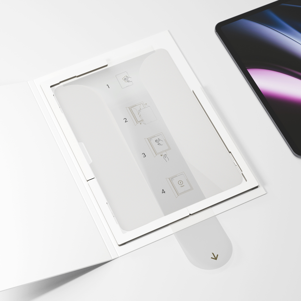 Epico Glass Screen Protector iPad 10, 9 "/ 11" (A16) s aplikátorom 