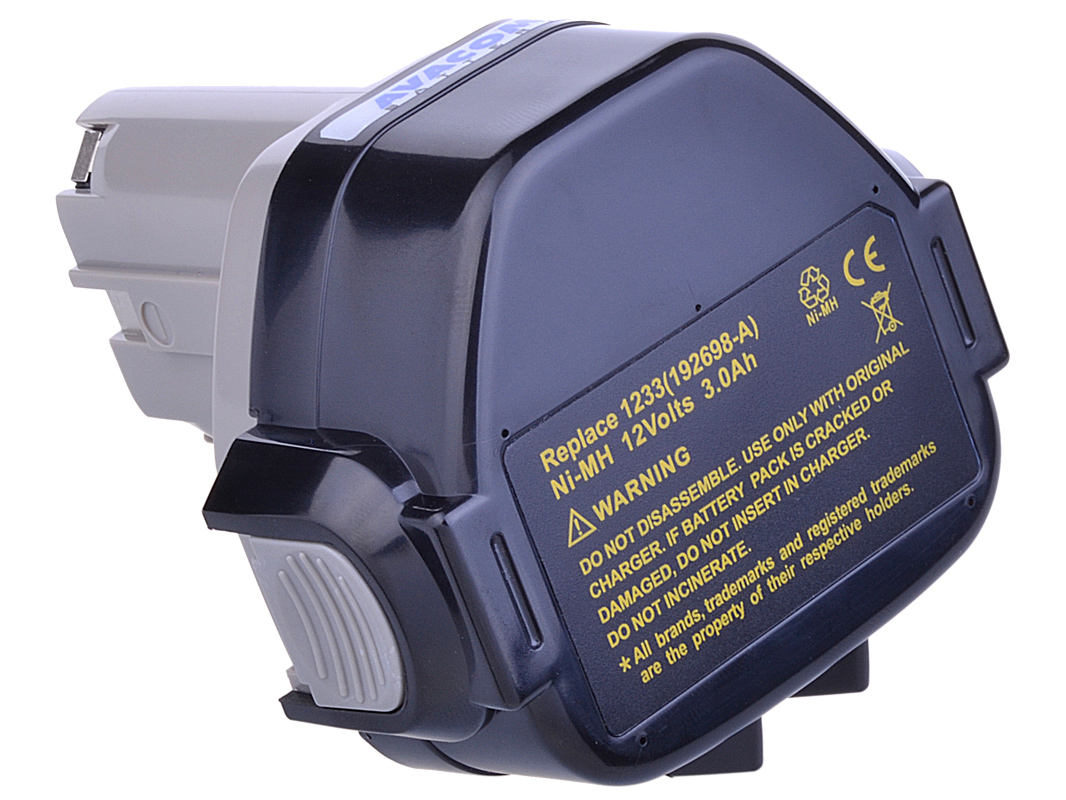 Batéria AVACOM MAKITA 1234 Ni-MH 12V 3000mAh, články PANASONIC 