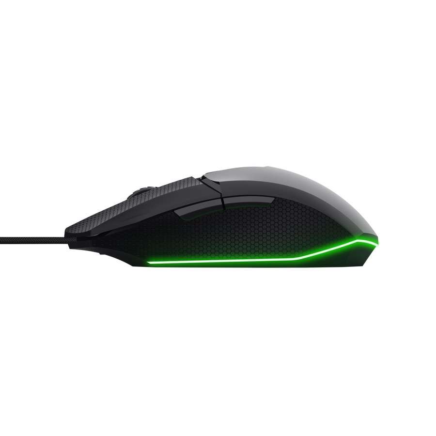 Trust GXT 121 Felox+/ Herná/ Optická/ Pre pravákov/ 10 000 DPI/ Drôtové USB-A/ Čierna 