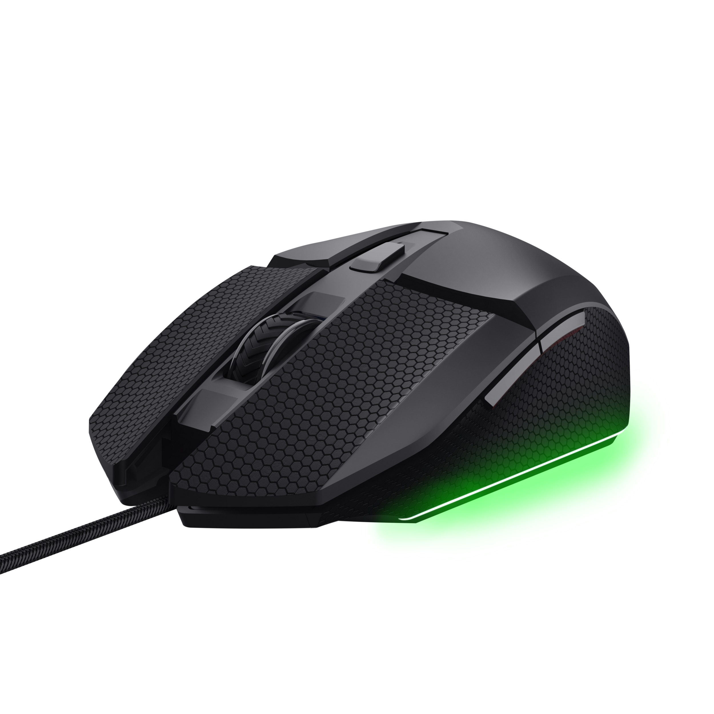 Trust GXT 121 Felox+/ Herná/ Optická/ Pre pravákov/ 10 000 DPI/ Drôtové USB-A/ Čierna 