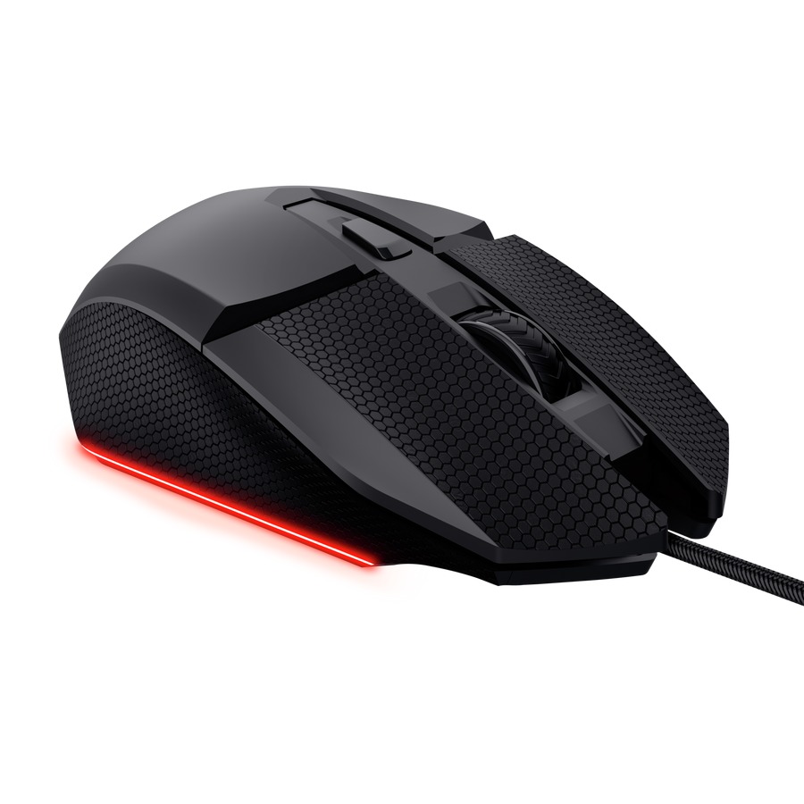 Trust GXT 121 Felox+/ Herná/ Optická/ Pre pravákov/ 10 000 DPI/ Drôtové USB-A/ Čierna 
