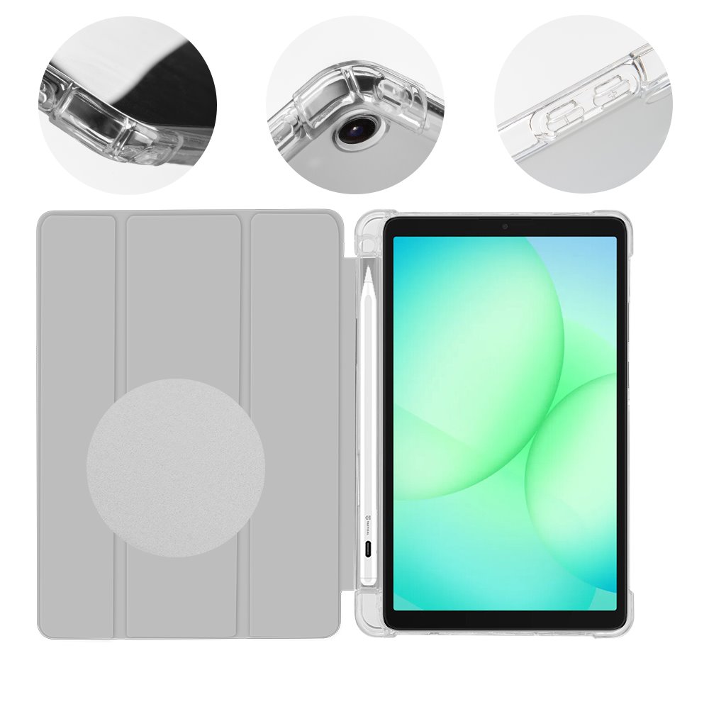 OBAL:ME MistyTab Puzdro pre Samsung Galaxy Tab A11/ A9 Light Gray 