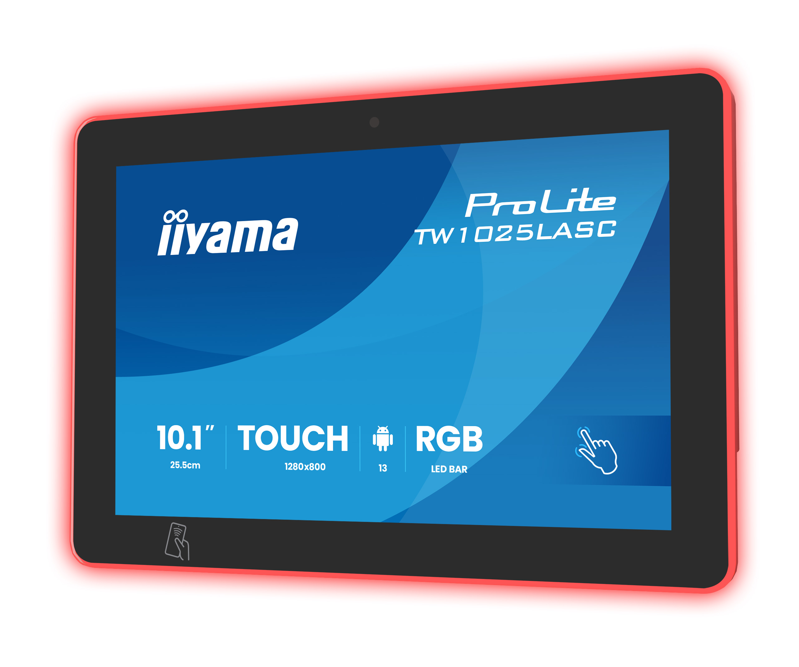 10" iiyama TW1025LASC-B3PNR: IPS, HD, cam, mic 