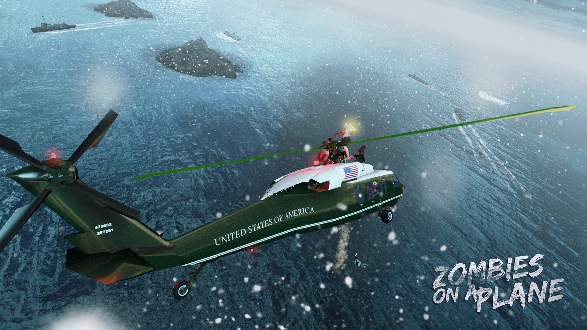 ESD Zombies on a Plane Helicopter 