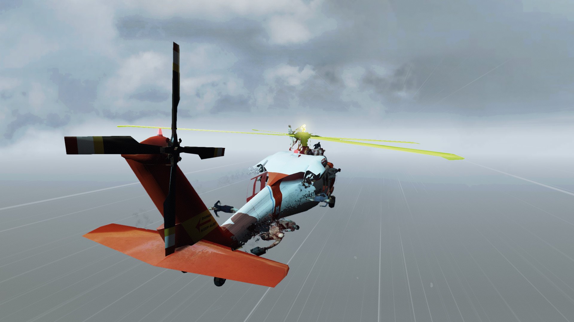 ESD Zombies on a Plane Helicopter 