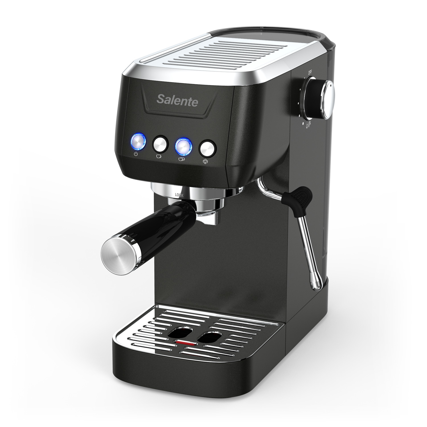 Salente Coffio, pákový kávovar, black-anthracite 
