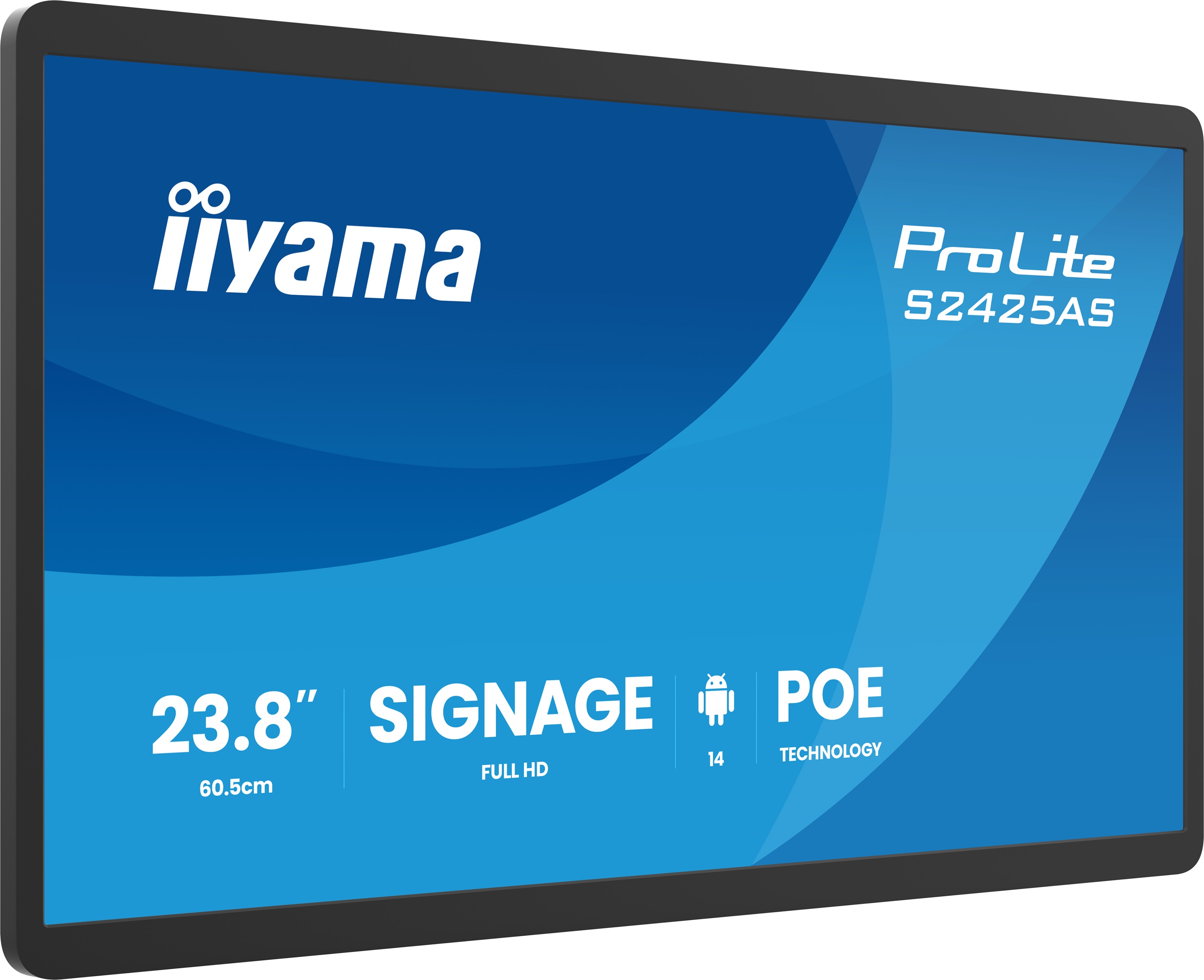 24" iiyama S2425AS-B1P: IPS, FHD, Android 