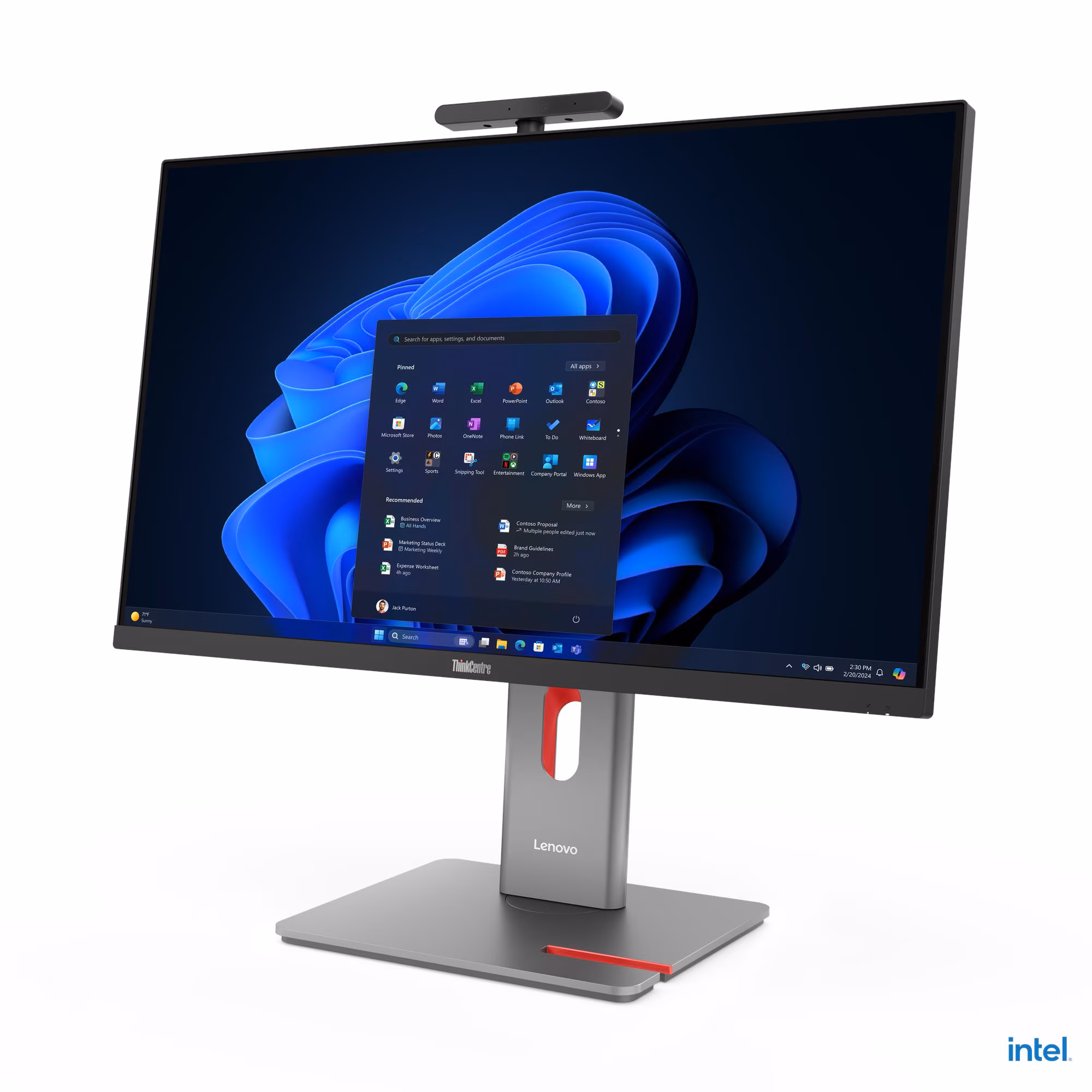 Lenovo ThinkCentre M/ M90a Pro Gen 6/ 27"/ QHD/ Intel® Core™ Ultra 7 265/ 32GB/ 1TB/ Intel int/ W11P/ Čierna/ 3 