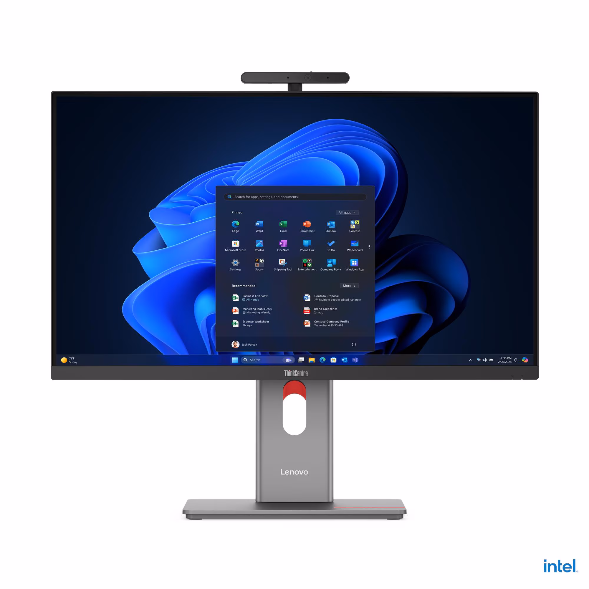 Lenovo ThinkCentre M/ M90a Pro Gen 6/ 27"/ QHD/ Intel® Core™ Ultra 7 265/ 32GB/ 1TB/ Intel int/ W11P/ Čierna/ 3 