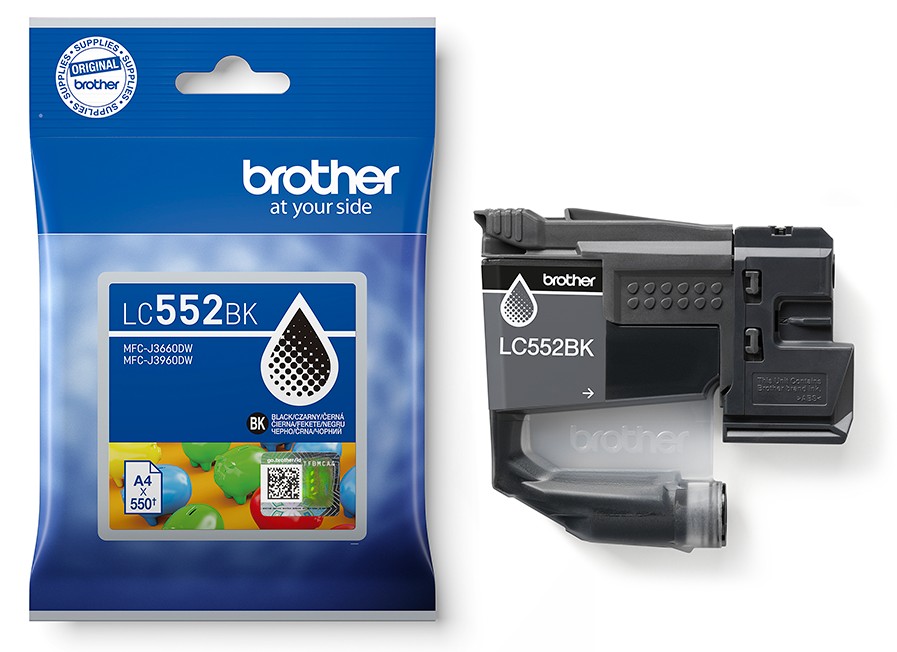 Brother LC-552BK - atrament čierny 