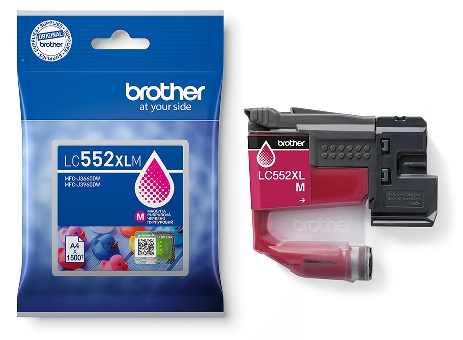 Brother LC-552XLM - atrament purpurový XL 