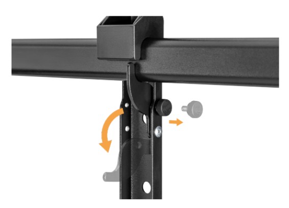 Výsuvný držiak Brateck LPA77-696 pre TV 60"-120" 120kg polohovateľný nástenný Heavy Duty 
