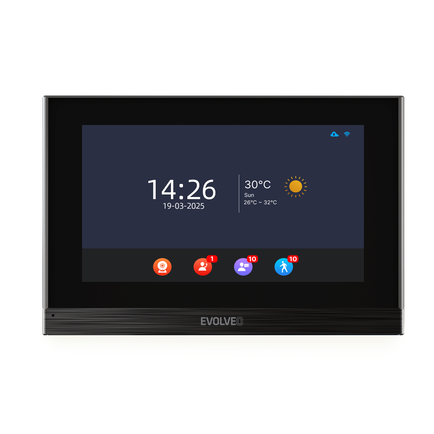EVOLVEO DoorPhone ID-1, 2-drôtový videotelefón s RFID, odtlačkom prsta a podporou ONVIF kamier 