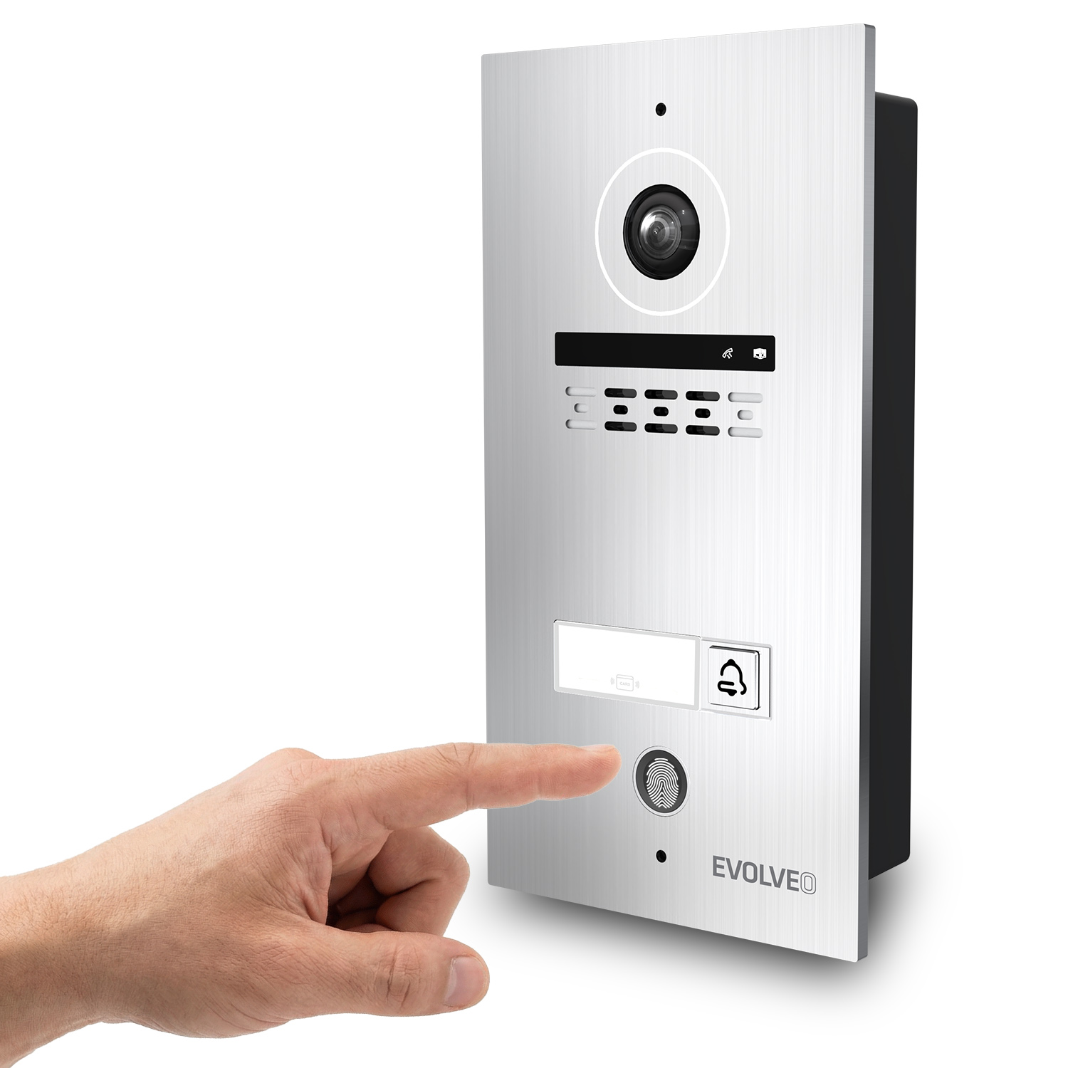 EVOLVEO DoorPhone ID-1, 2-drôtový videotelefón s RFID, odtlačkom prsta a podporou ONVIF kamier 