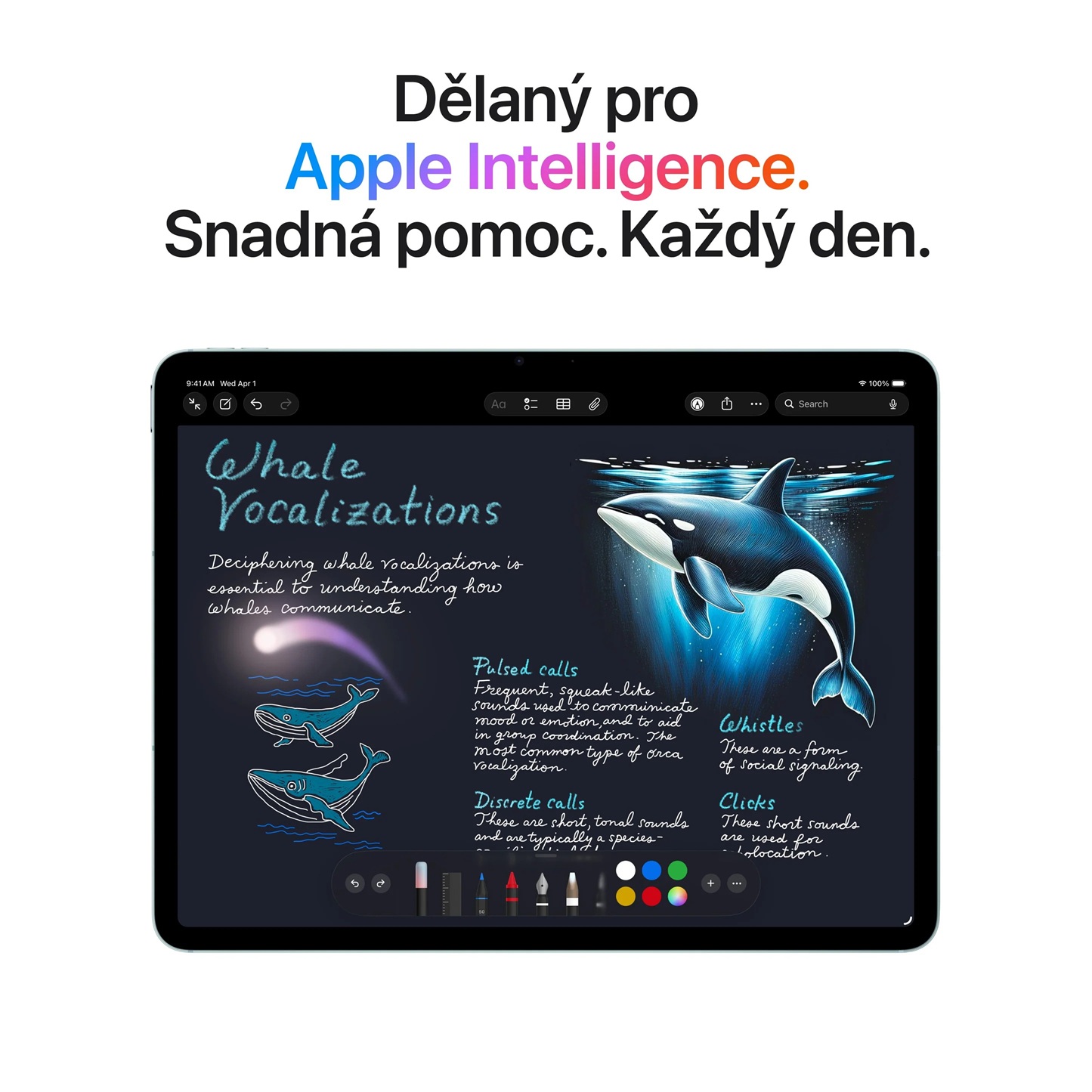 Apple iPad Air 11" (M4) - 2026/ Wi-Fi + Cellular/ 11"/ 2360x1640/ 12GB/ 1TB/ iPadOS26/ Blue 