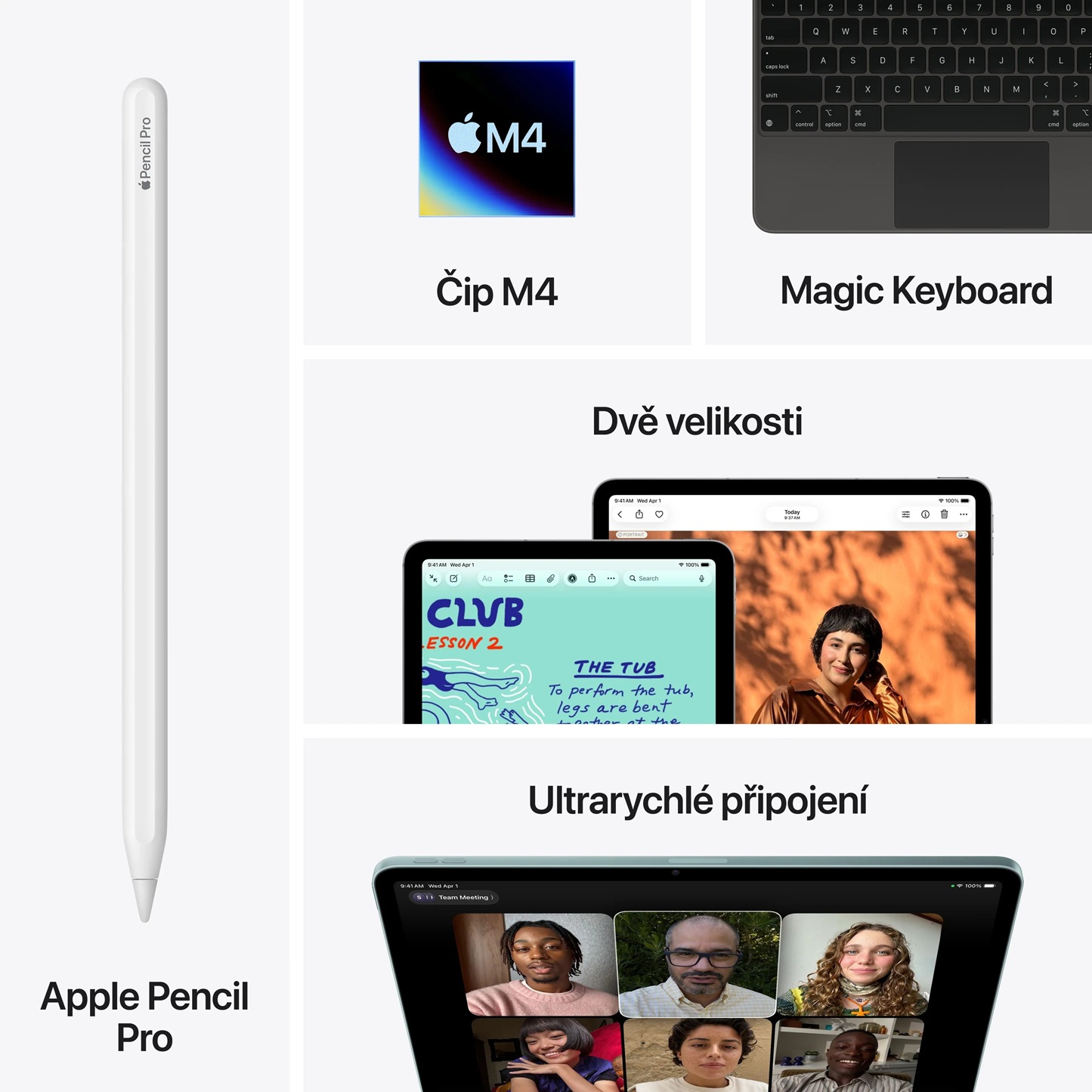 Apple iPad Air 11" (M4) - 2026/ Wi-Fi + Cellular/ 11"/ 2360x1640/ 12GB/ 1TB/ iPadOS26/ Blue 