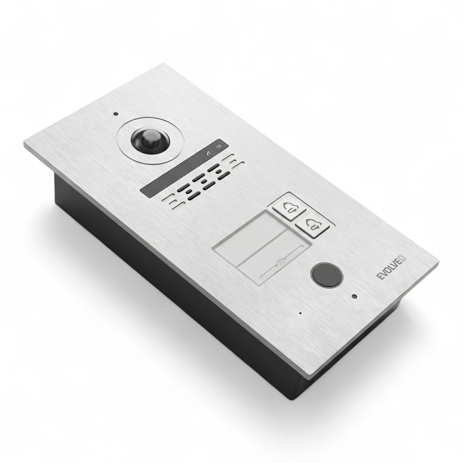 EVOLVEO DoorPhone ID-2, 2-drôtový videotelefón pre dva byty s RFID, odtlačkom prsta a podporou ONVIF ka 