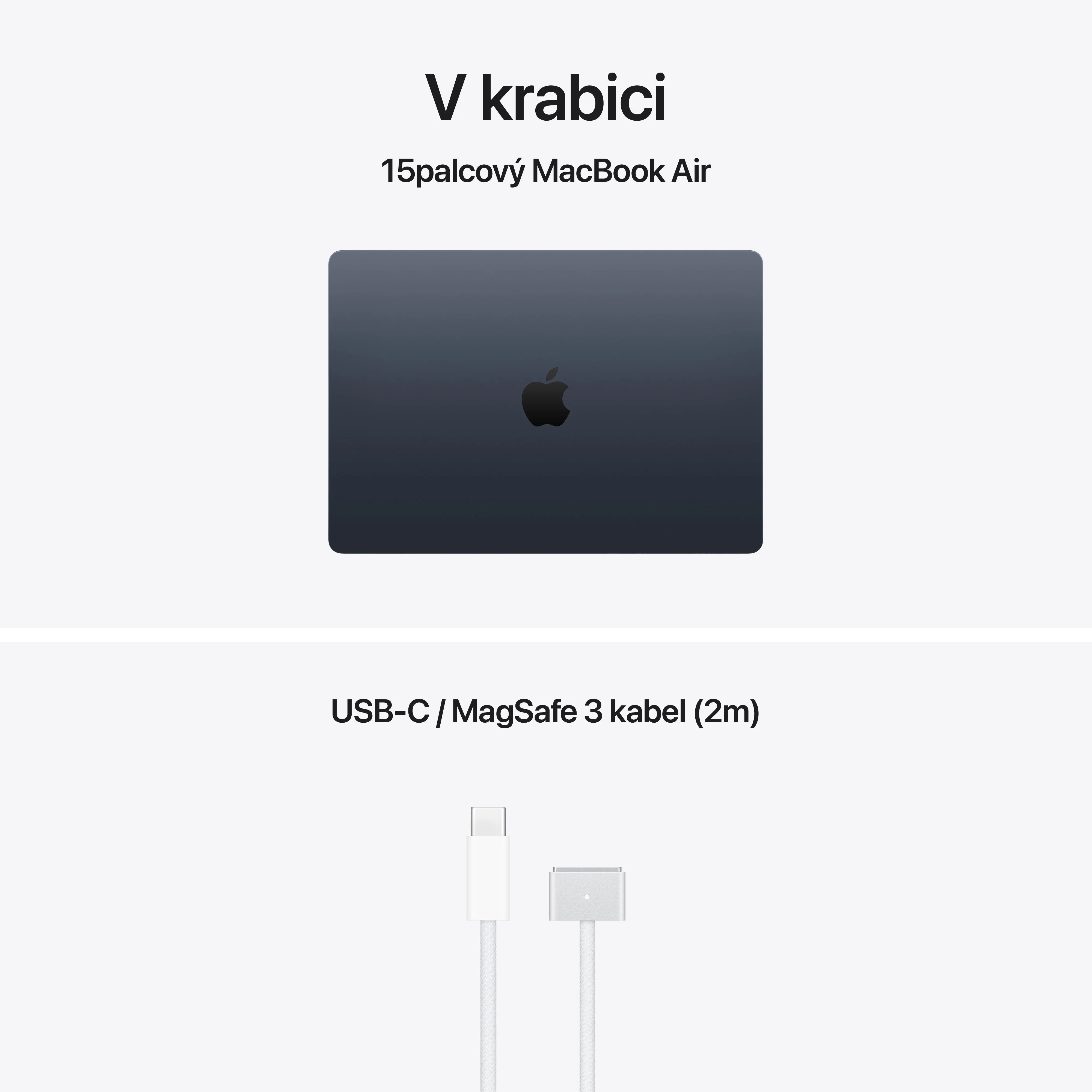 Apple MacBook Air 15"/ M5/ 15, 3"/ 2880x1864/ 24GB/ 1TB/ M5/ Tahoe/ Midnight/ 1R 