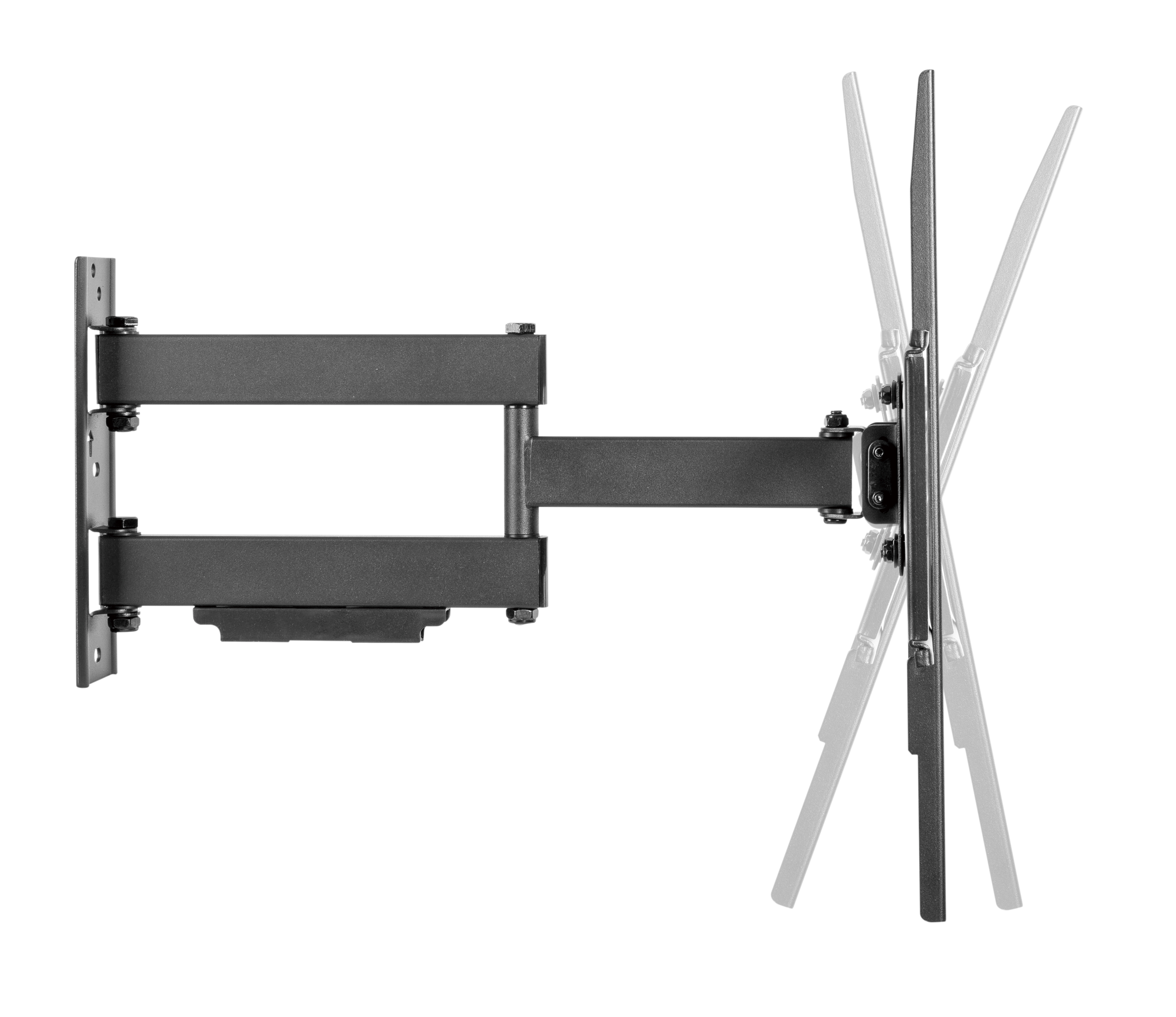 Výsuvný držiak Brateck LPA36-443 pre TV 32-75" 50kg polohovateľný nástenný 