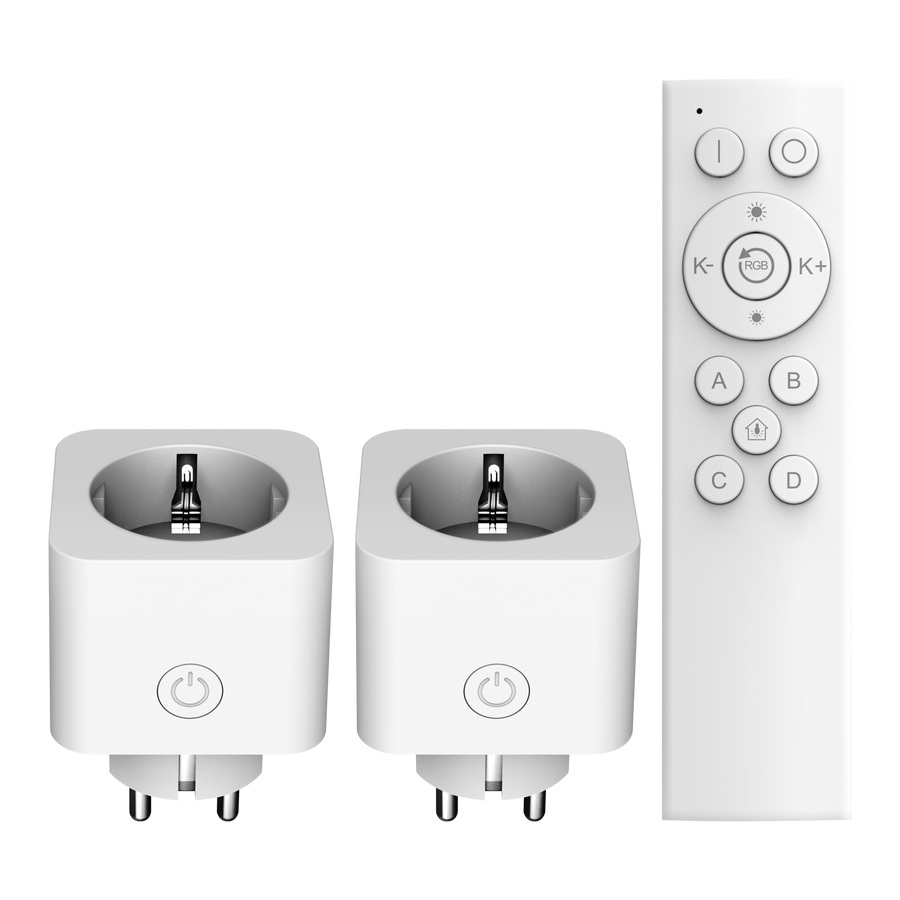 TRUST WIFI Socket Starter Set 2 Smart Plugs + Remote 