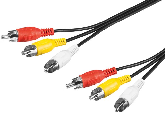 PremiumCord Kábel 3x CINCH-3x CINCH M/ M 2m