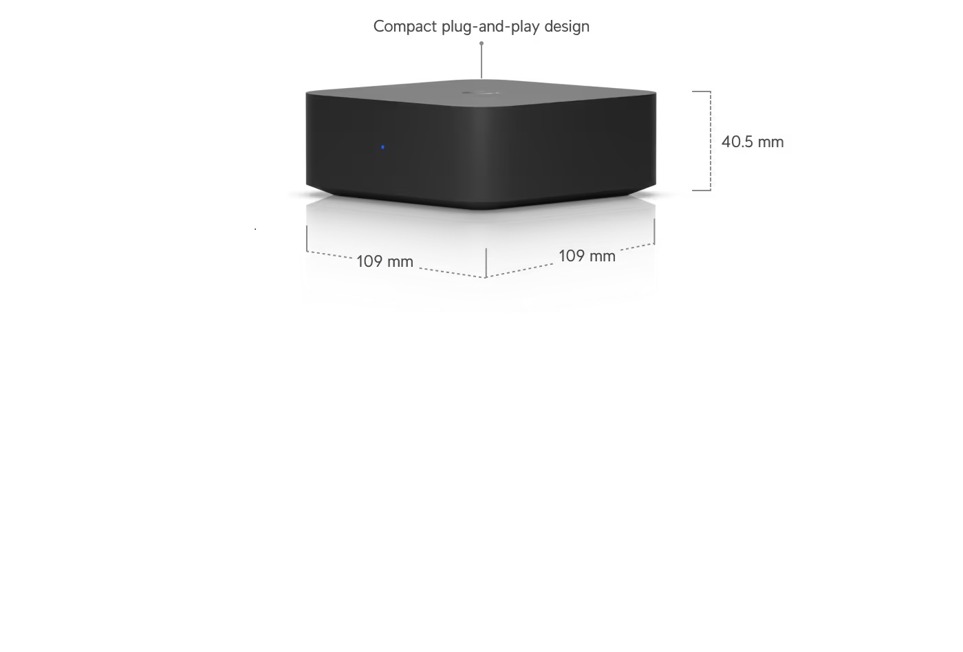 Ubiquiti UPL-Port-B - UniFi Play PoE Audio Port, čierna 