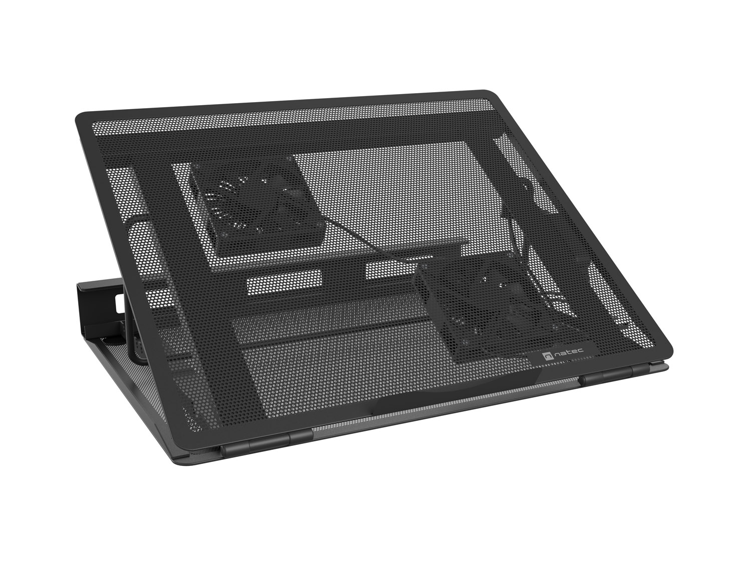 Stojan pod notebook Natec TERN 2 PLUS, 12, 1-17, 3", 2 ventilátory 