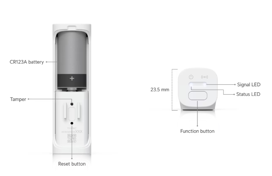 Ubiquiti USL-Entry-3, UniFi Protect Entry Sensor, 3-pack 